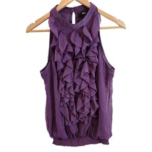 Mossimo Women's Ruffled Halter Sleeveless Top